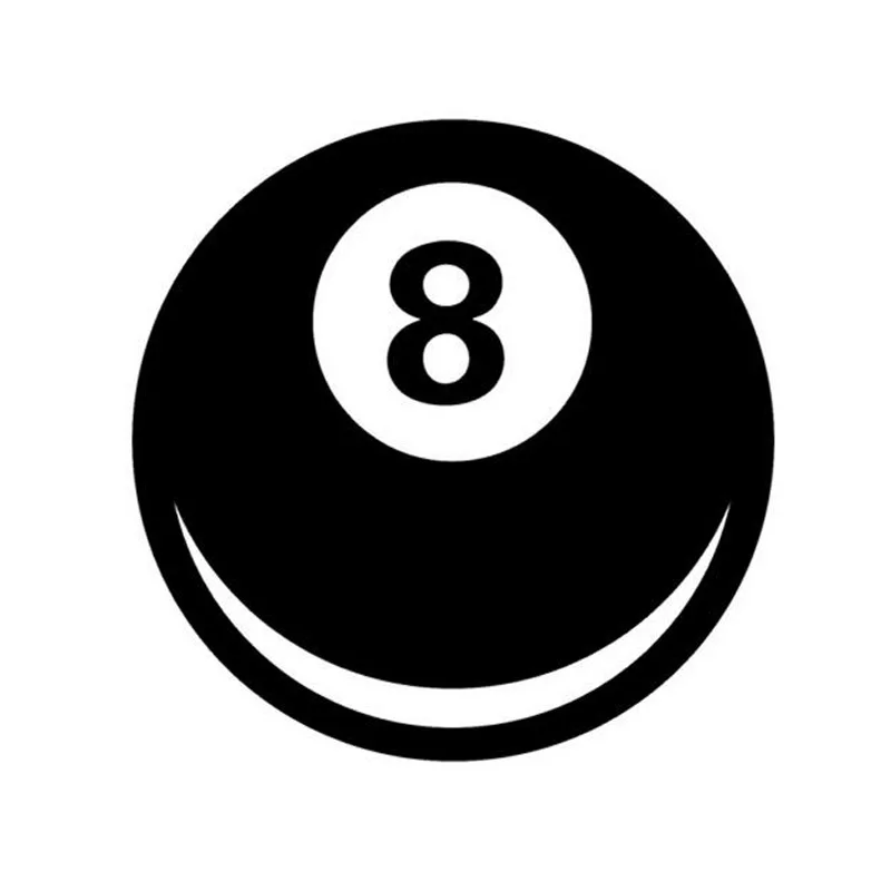 

Забавная Автомобильная наклейка, виниловые наклейки Magic 8 Ball, водонепроницаемое окно, ветровое стекло, аксессуары для зеркала заднего вида, ...