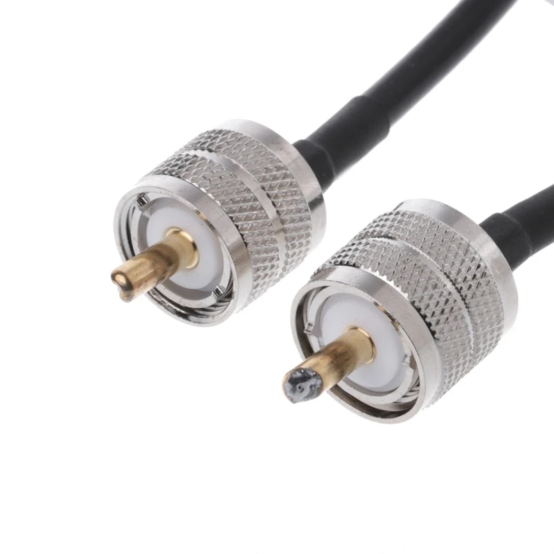 RF коаксиальный кабельный разъем UHF PL259 штекер к RG58 ОТРЕЗОК кабеля 50