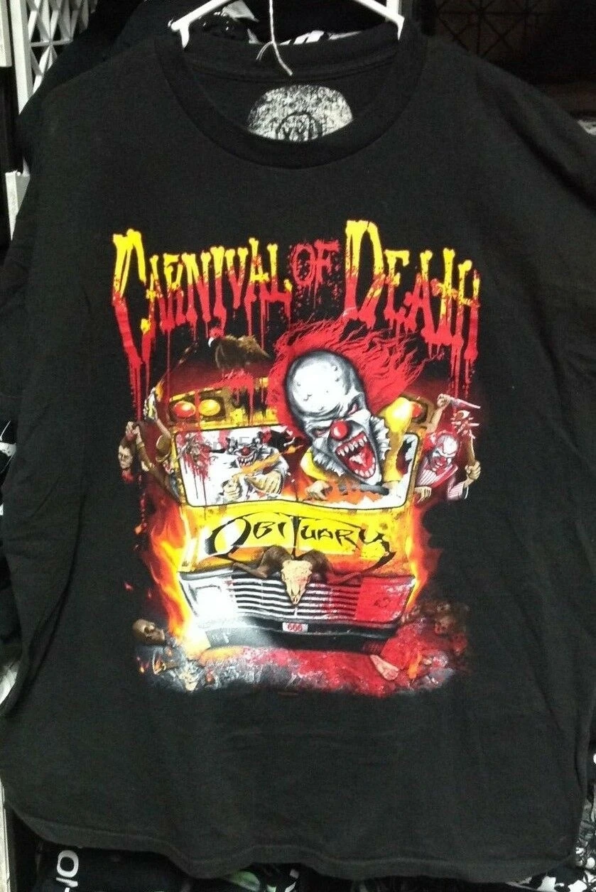 

Obituary Carnival of Death tour 2012 t shirt
