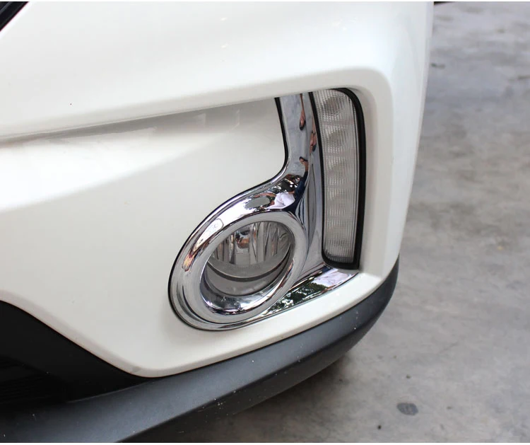Для GAC Trumpchi GS4 ABS Передние накладки на Противотуманные фары наклейки протектор Внешние декоративные аксессуары для автомобиля