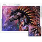 картина алмазами стич алмазная мозаика алмазная 5D алмазная живопись сделай сам, ведьмахство, шаман, лошадь, животные, алмазная вышивка, домашний декор, наборы для вышивки крестиком, рукоделие, рукоделие, искусство