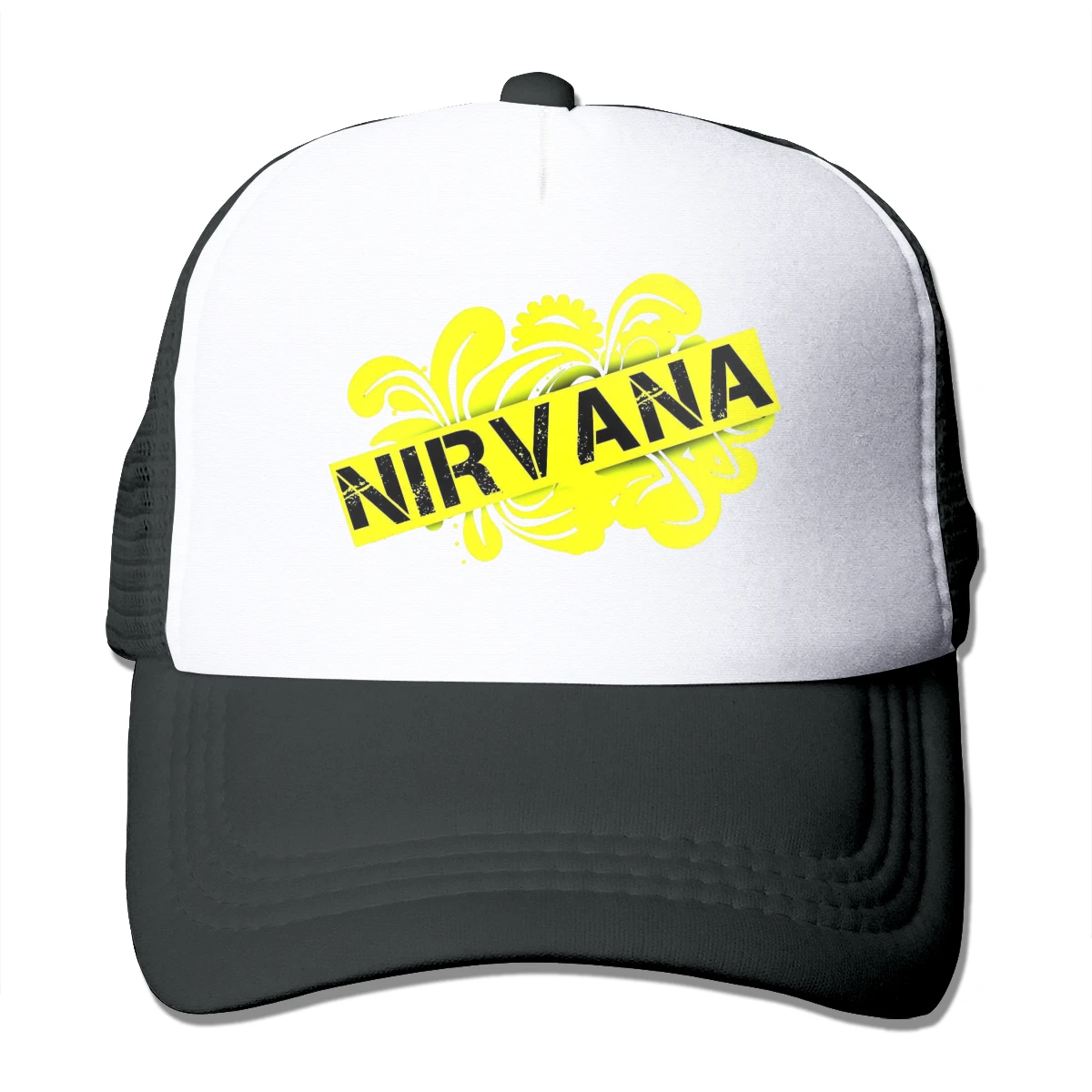 Унисекс Кепки Повседневное принт Nirvana сетки Бейсбол Регулируемый Snapback шапки для