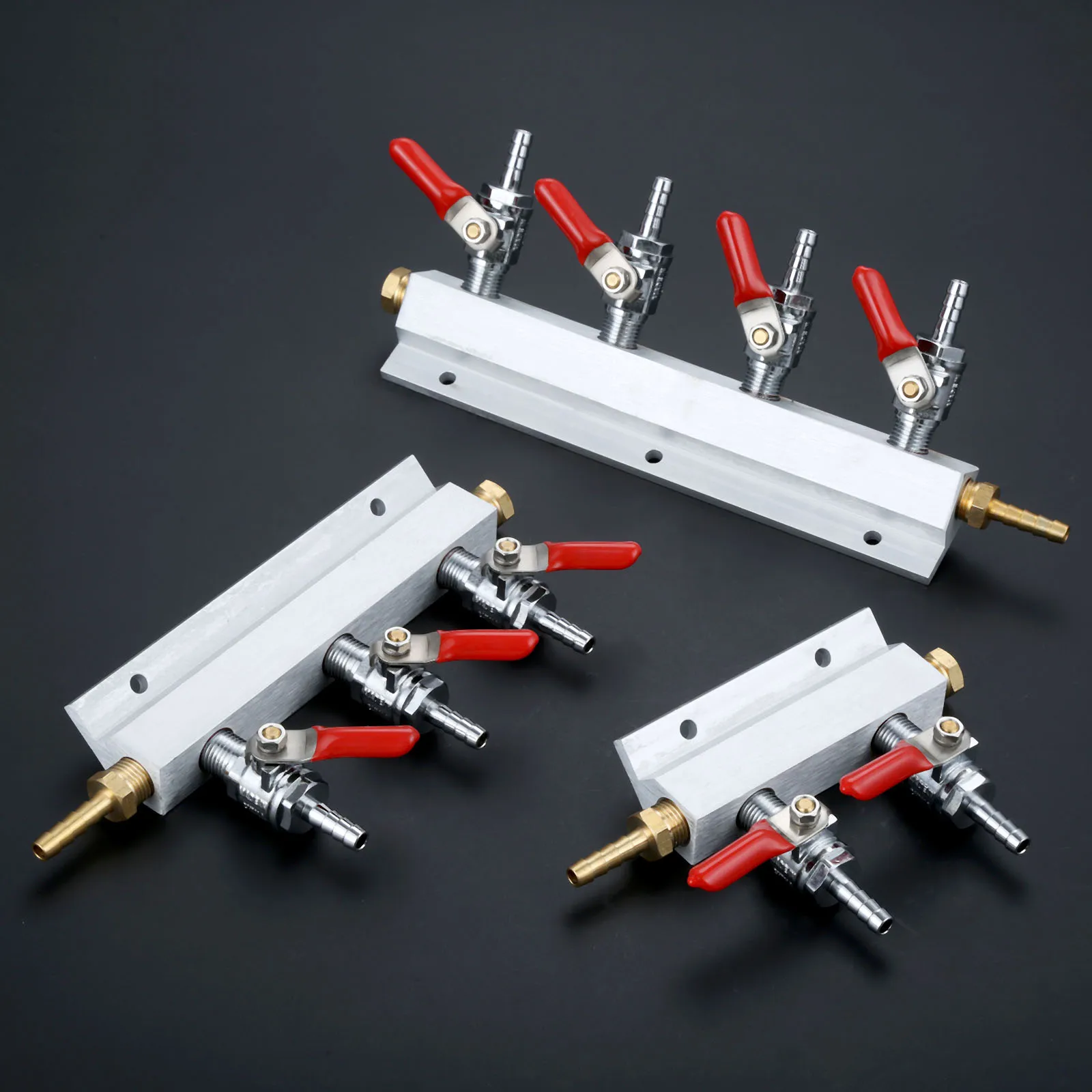 1 шт. 2way 3way 4way пивной пивоваренный газовый коллектор СО2 распределитель