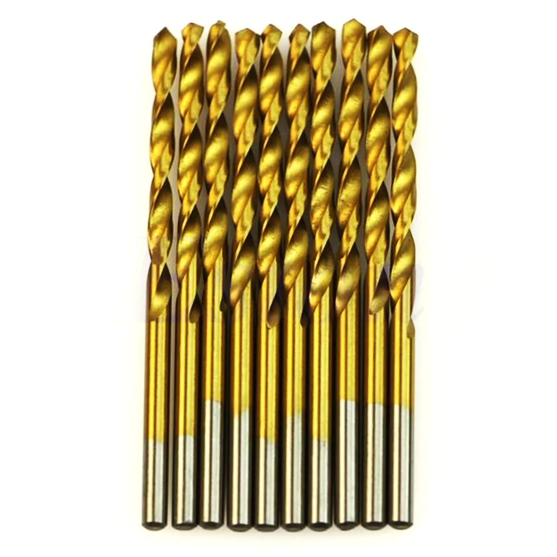 Сверла из быстрорежущей стали с титановым покрытием 50 шт. высокоскоростные