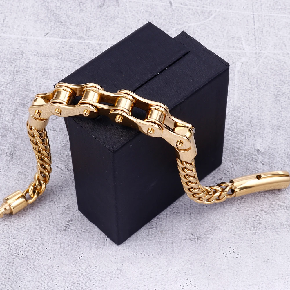 Мужской металлический браслет из нержавеющей стали 6 мм ширина 7 8 дюйма|Цепочки и