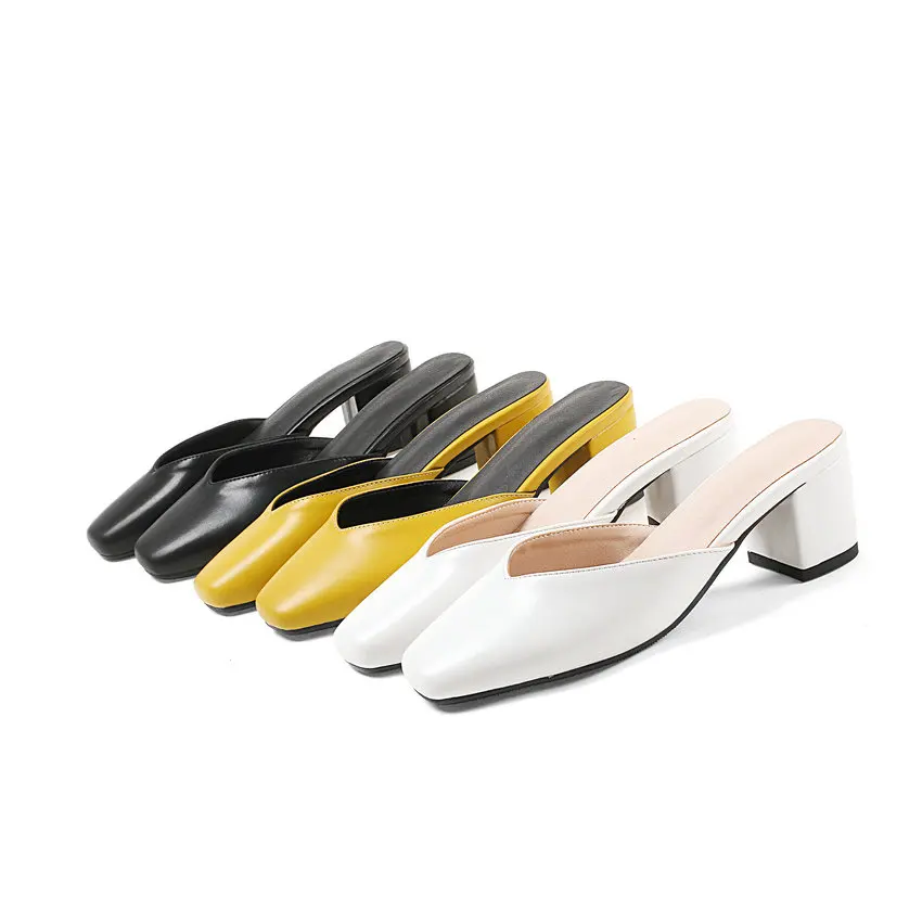 Женские туфли на платформе QUTAA повседневные лодочки из искусственной кожи