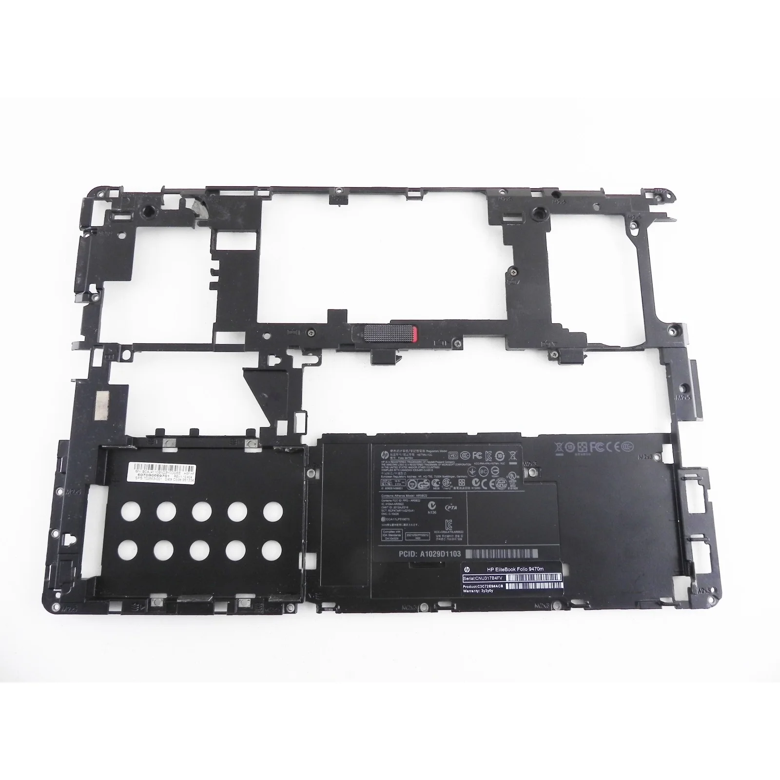 HP EliteBook Folio 9470m 14&quot металлическая нижняя часть корпуса основа 702863 001|Комплектующие