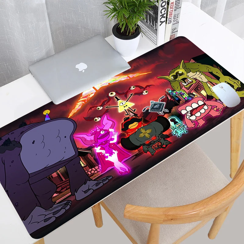 

Cartoon Waterfall Mouse Pad Anime Carpe Large 900x400 PC Gamer Computer Mausepad Keyboard Gaming Accessories Desk Mat Mousepad