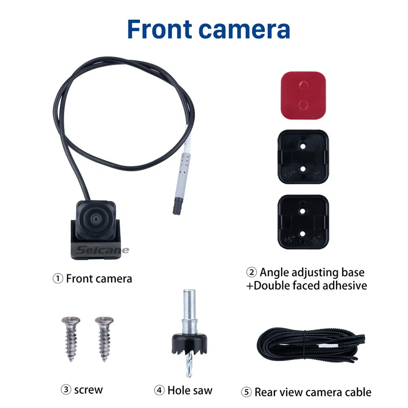 Seicane Universal 360° Surround View Car camera 360 degree Panoramic front rear left right cameras For GPS Stereo Player | Автомобили и