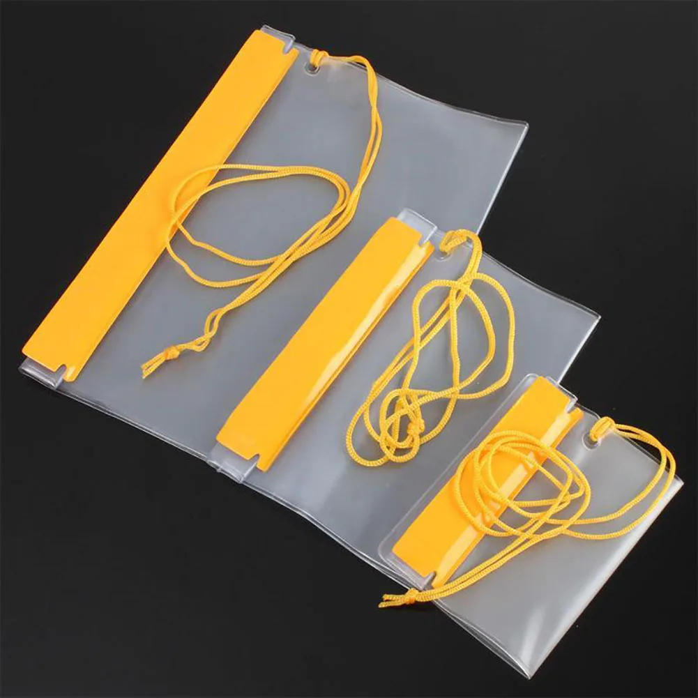 3 шт./компл. документ Водонепроницаемый Сумка Пляжная ПВХ на открытом воздухе