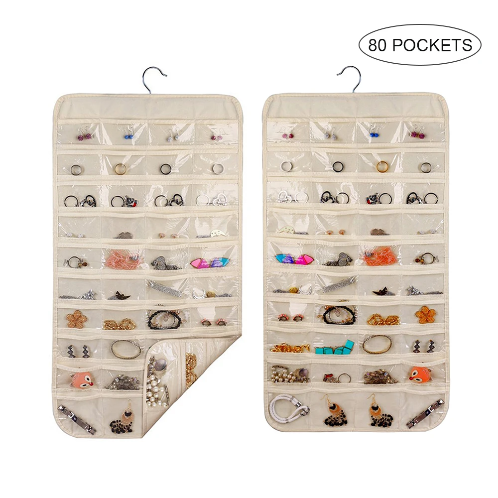 Органайзер для ювелирных изделий Карманный держатель ожерелий браслетов