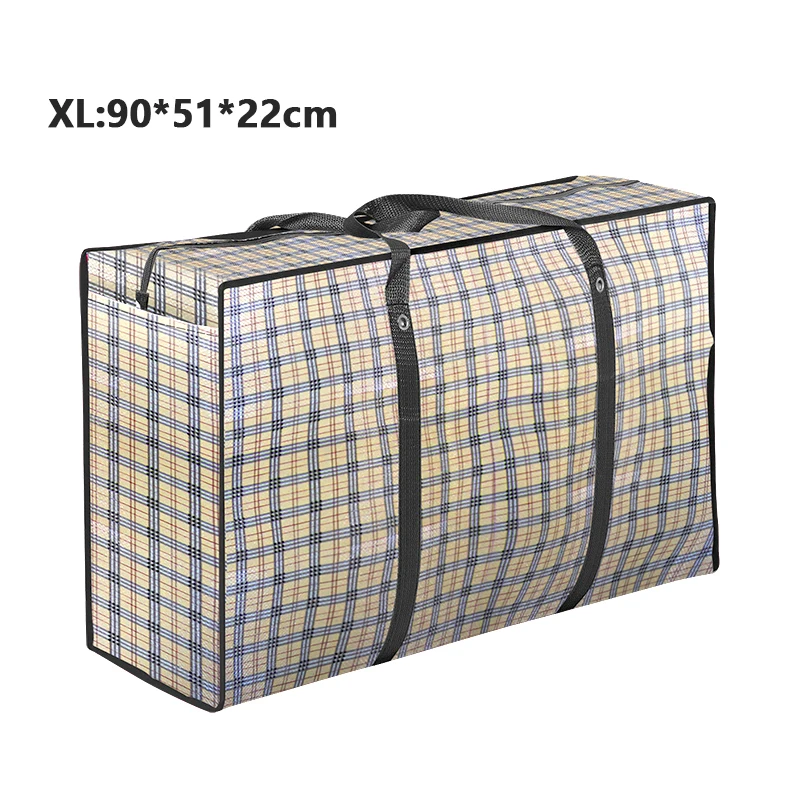 2XL 90x51x22cm Большая сумка для путешествий, большая тканая сумка для путешествий, сумка для сортировки одежды из водонепроницаемой пленки, Большая вместительная сумка для доставки - Цвет: 2XL 90x51x22cm