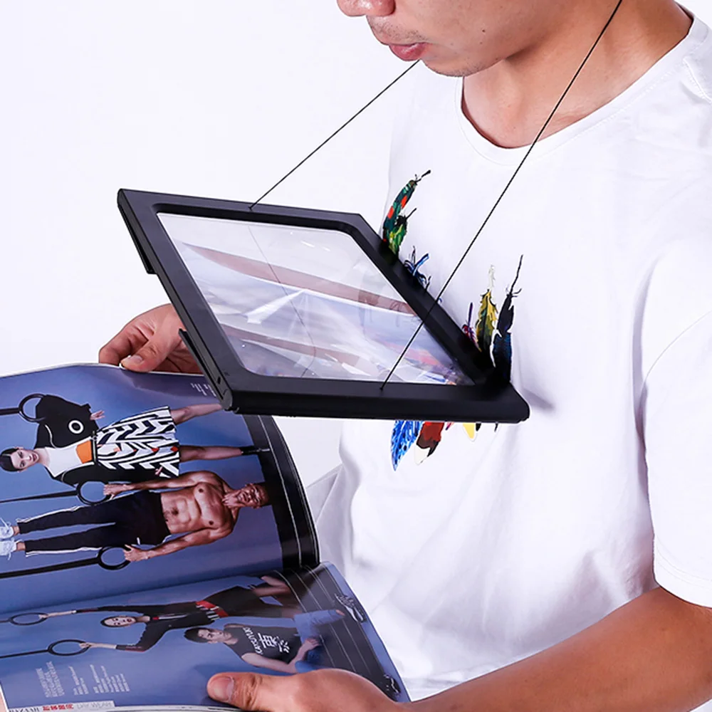 Складная система голосовой беспроводной связи лупа для чтения полностраничных