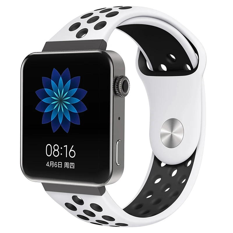 8059 Мягкий силиконовый ремешок для часов для xiaomi smart watch, новинка, сменный ремешок для mi watch, резиновый ремешок для часов, аксессуары - Цвет: 8059