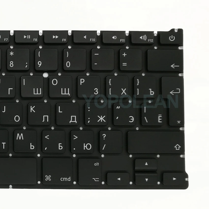 Клавиатура новая с русской раскладкой для Macbook Air 13 дюймов A1369A1466 подсветкой 5 шт.
