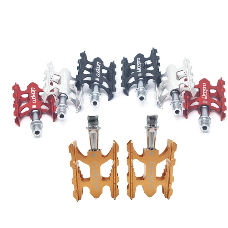 Litepro Bike Pedals Aluminum Alloy Ultralight Bearing Pedal K3 for Brompton Folding Mountain | Спорт и развлечения