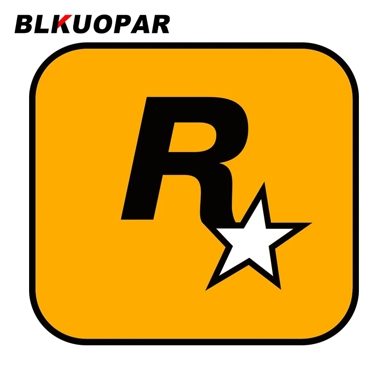 BLKUOPAR for 13cm x 12cm for Rockstar Games Car Stickers Vinyl Sticker Graffiti Sticker Waterproof Occlusion Scratch Decals rockstar games