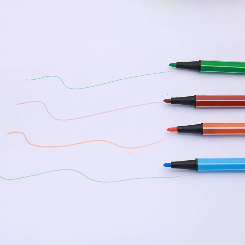 Детский рисунок 12/18/24 нетоксичный цветной моющиеся Акварельная ручка Марк