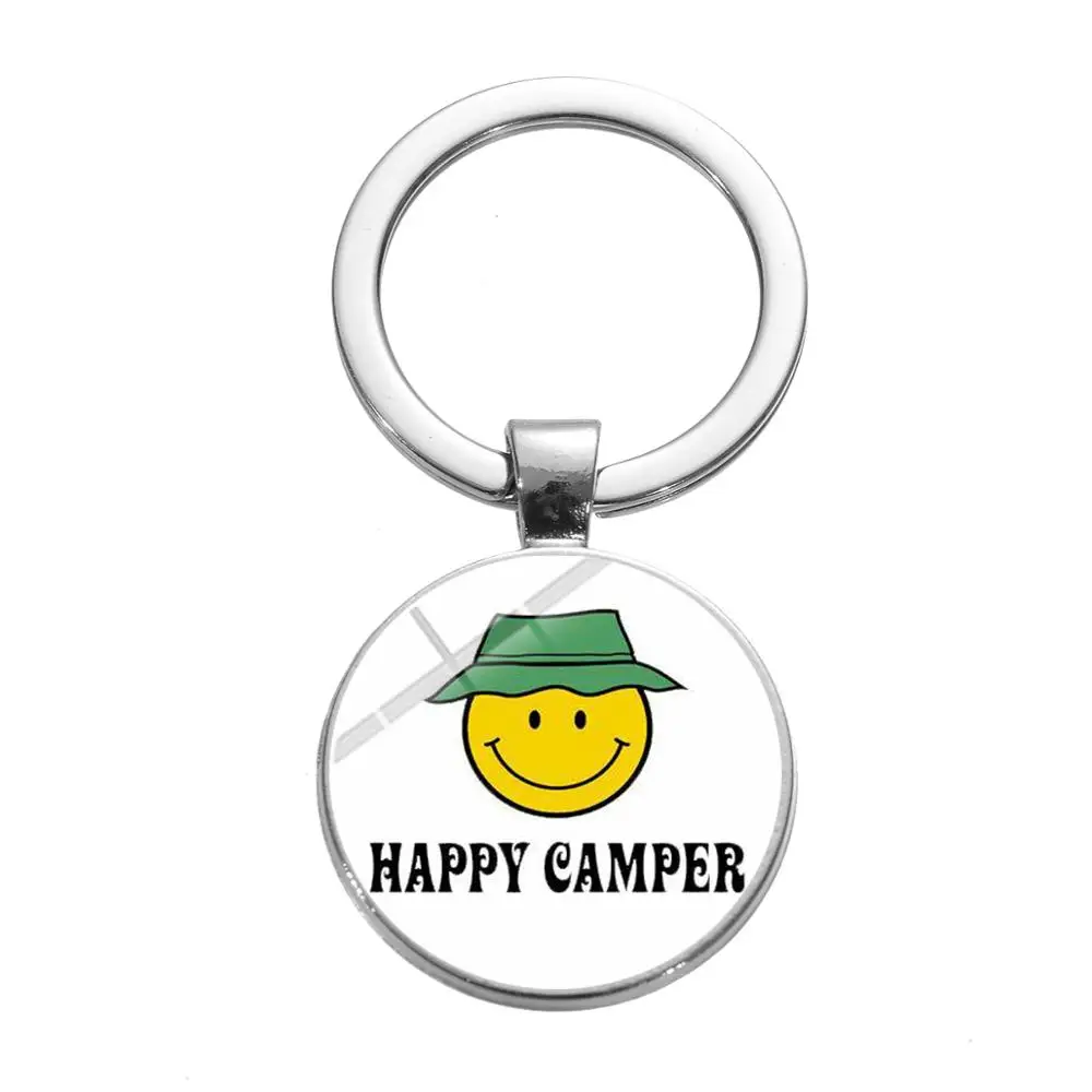 Счастливый брелок для ключей в тематике кемпера забавный мобильный дорожный