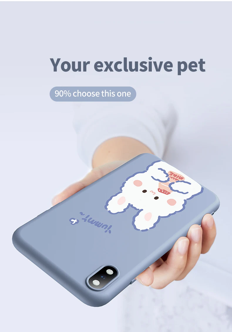 Силиконовый чехол для iPhone 6, 6 S, 7, 8 Plus, X, XR, Xs, Max, милый мультяшный чехол, силиконовый чехол, бампер для iPhone 11 Pro, Max, Funda, Coque Capa