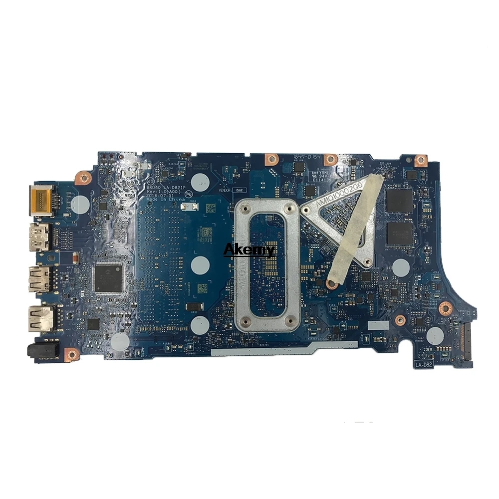 Akemy для Dell Inspiron 7460 7560 материнская плата ноутбука i5-7200U CPU BKD40 LA-D821P 100%