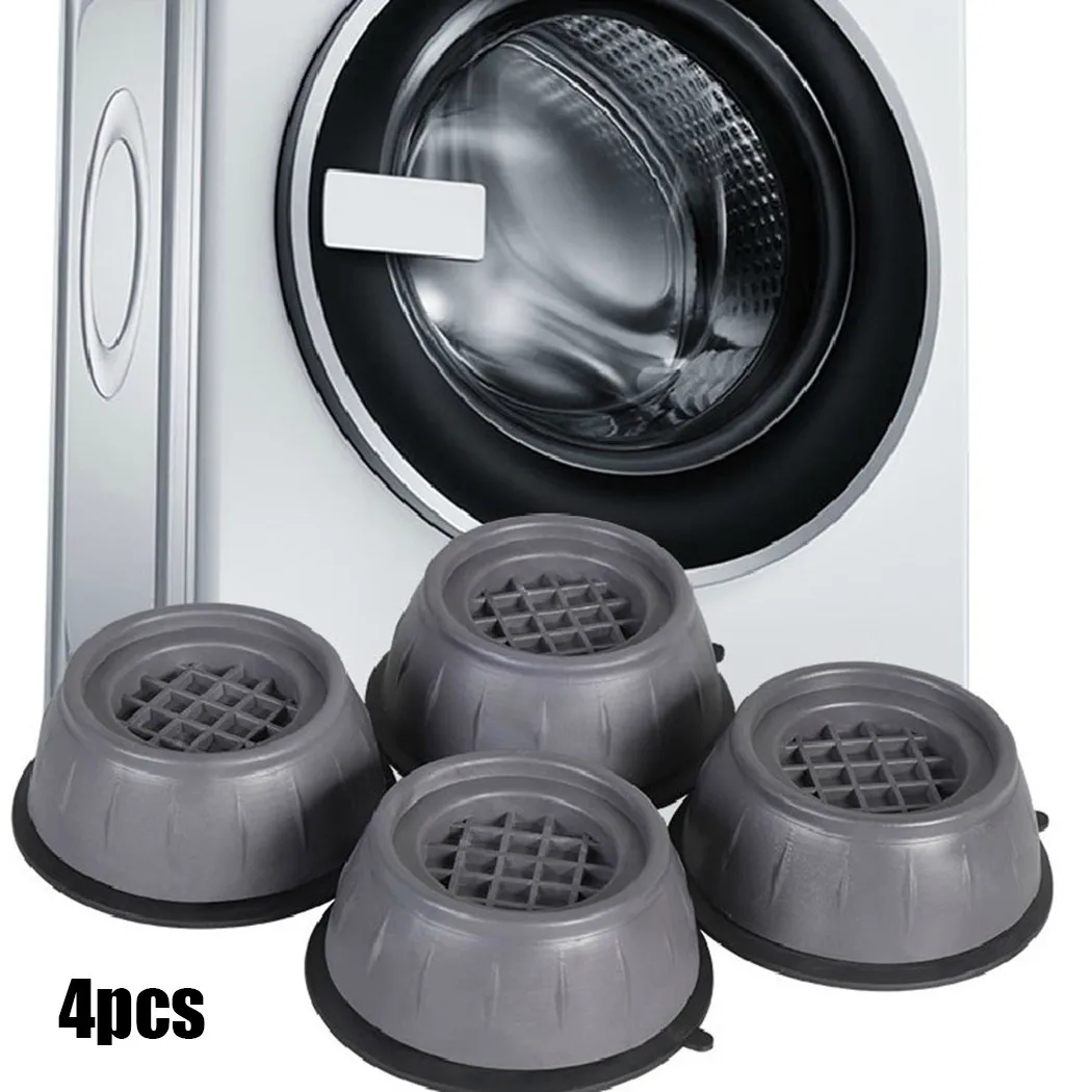 

4PC Anti Vibration Feet Pads Washing Machine Fridge Shake Noise Non-Slip Pad Mat Dryer Refrigerator Base Fixed Non-Slip Pad