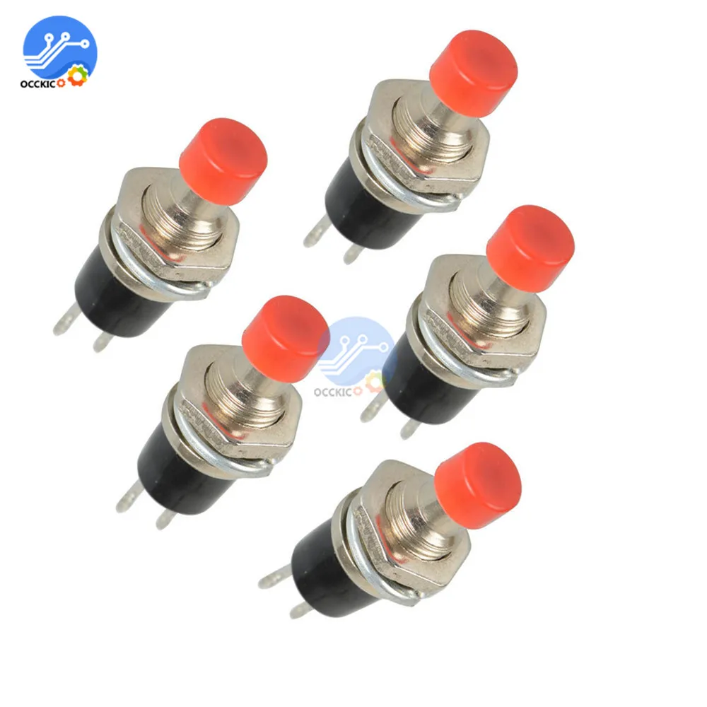 5 шт. кнопки включения/выключения без блокировки| |