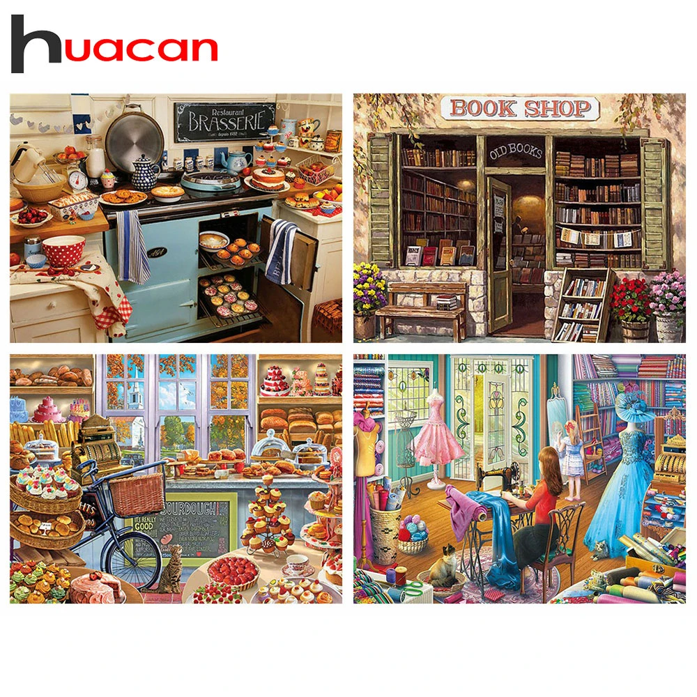 Huacan алмазная вышивка распродажа мультфильм 5д Алмазная мозаика картина стразами