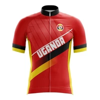 uganda cycling jersey unisex short sleeve cycling jersey clothing apparel quick dry moisture wicking cycling sports