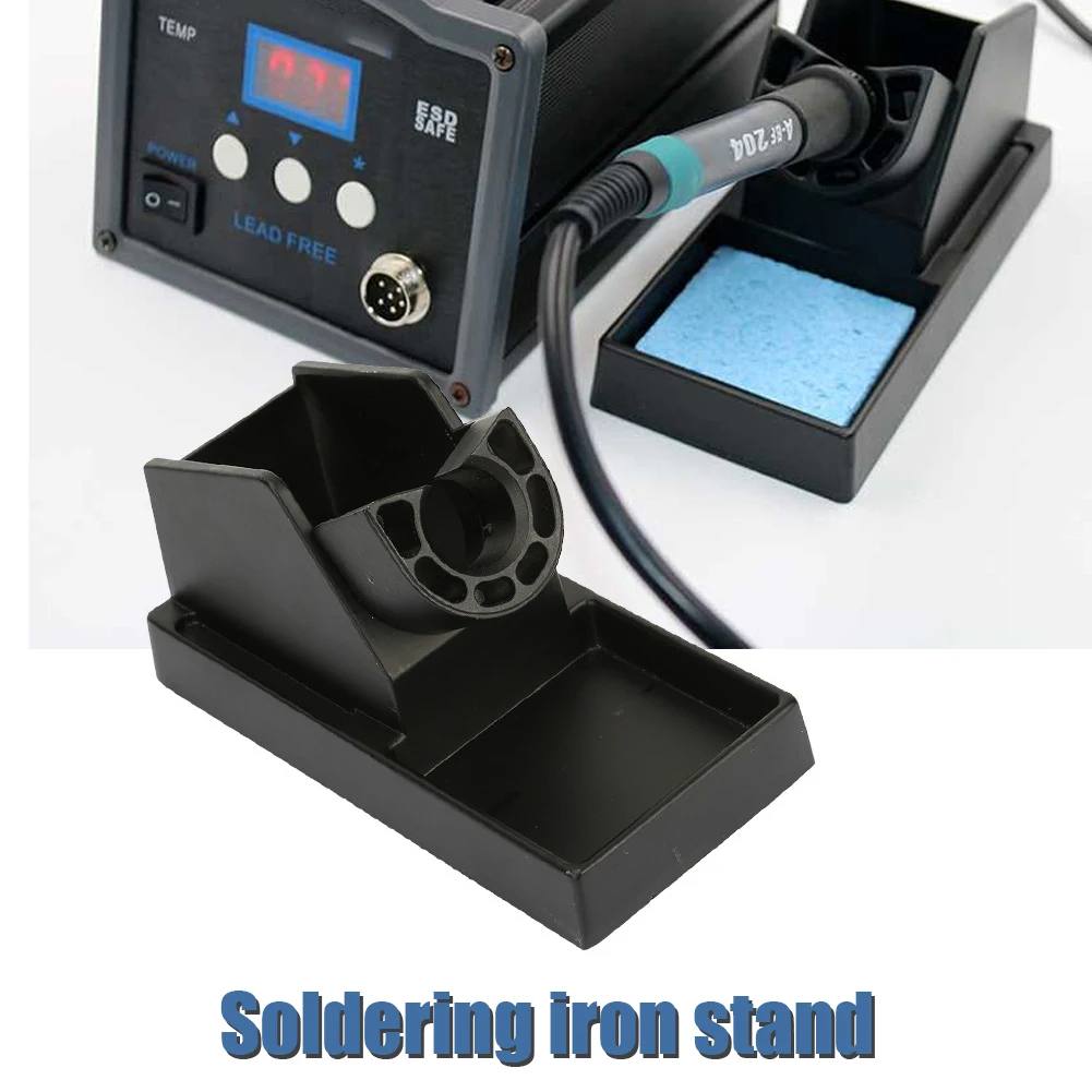 

Portable Detachable Metal Base Soldering Iron 936 Aluminum Alloy Holder Stand Mount Support Station Used With Most Pencil Tip