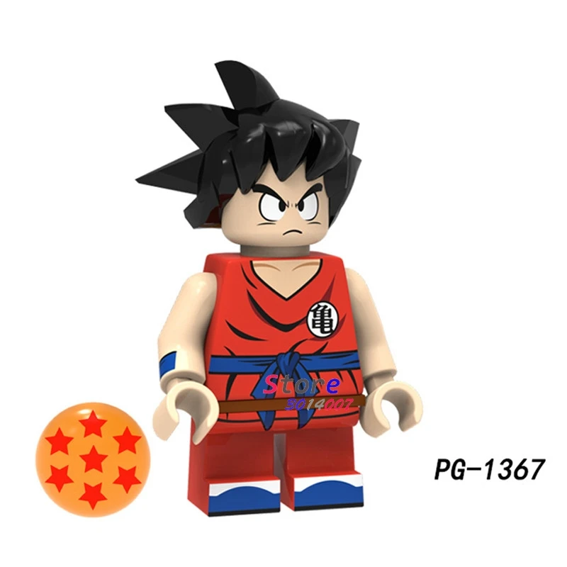 PG1367 Один строительный конструктор Dragon Ball Z Goku Gotenks Torankusu Tien Shinhan Android 18 лазурит Коллекция игрушек для детей - Цвет: PG1367