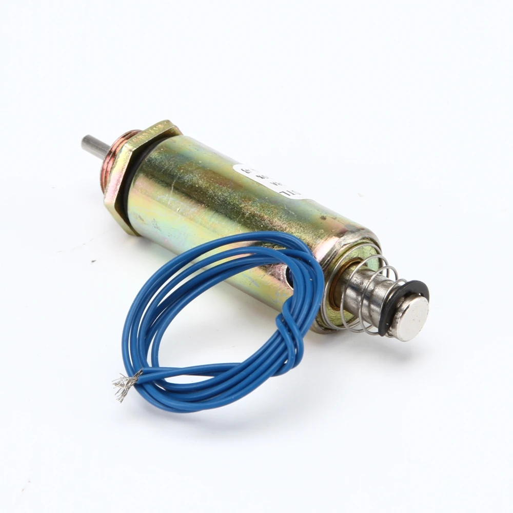 YR P19/40TL круглая трубка push pull Электромагнит ход 10 мм DC12V24V DC ударный