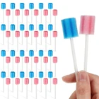 100 шт., одноразовые губки для чистки ротовой полости