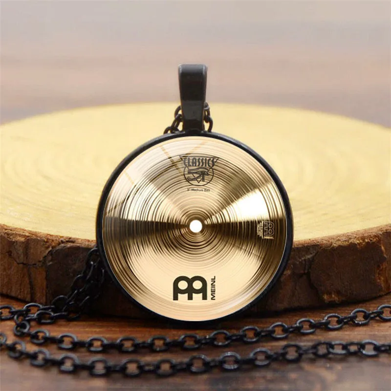 Барабанщик тарелки стеклянный кабошон для кулона ожерелье Мужская мода