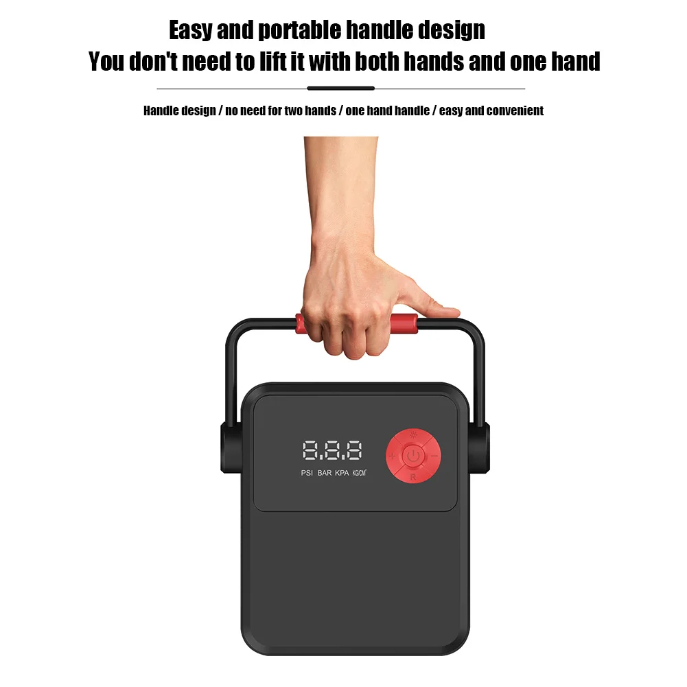 

Digital Tire Inflator Car Portable Air Compressor Pump Car Air Compressor for Motorcycles Bicycles Mini Air Pump