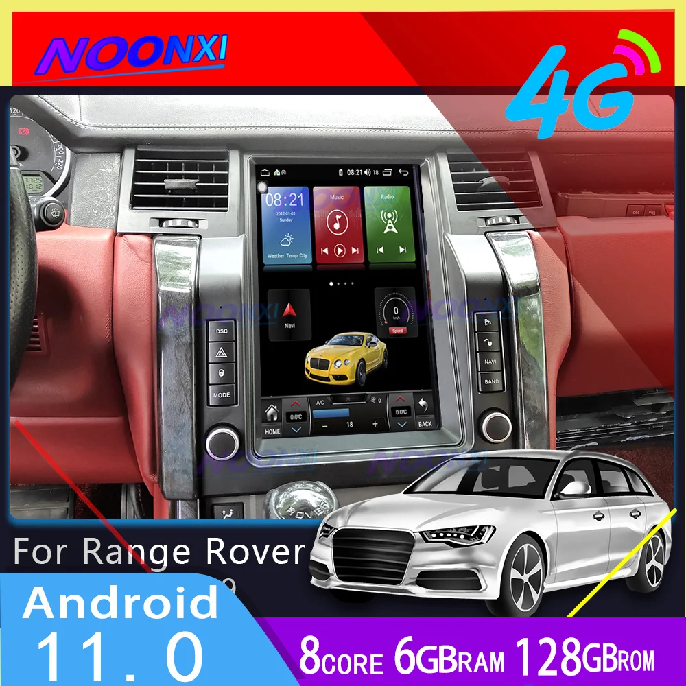 

Carplay 6GB+128GB Android 11.0 For Land Range Rover 2005-2009 Car Multimedia Radio Player CARGPS Navigation Autoradio Head Unit