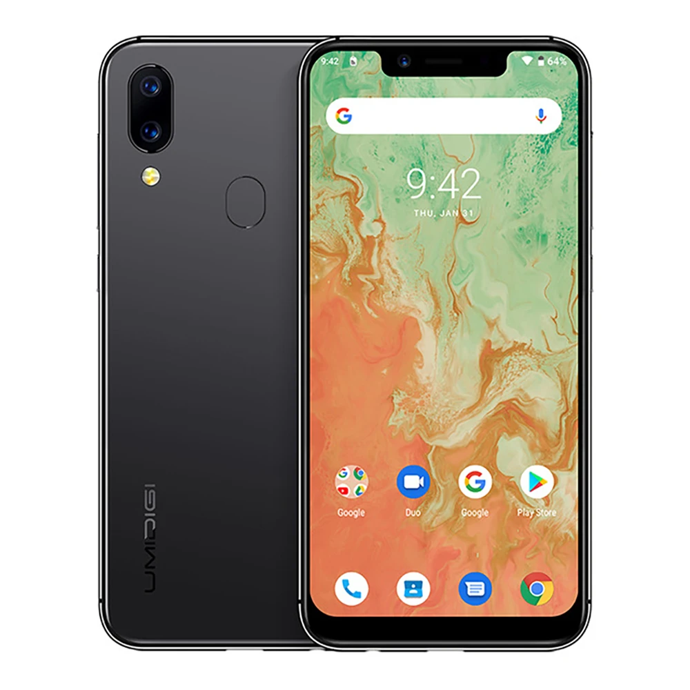 UMIDIGI A3 Pro 5," 19:9 полный Экран смартфон 3 GB+ 32 GB Android 8,1 12MP+ 5MP мобильного телефона двойной 4G GSM+ FHD+ OTG разблокирована мобильный телефон телефон Четырехъядерный смартфон ДвойнаякамераСмартфоны - Цвет: Серый