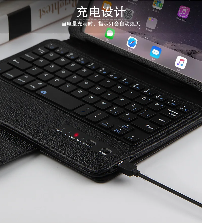 7,9 ''съемный чехол для iPad mini 2 mini 3 чехол с клавиатурой Bluetooth PU кожаный чехол для iPad mini 1 2 3 чехол для клавиатуры