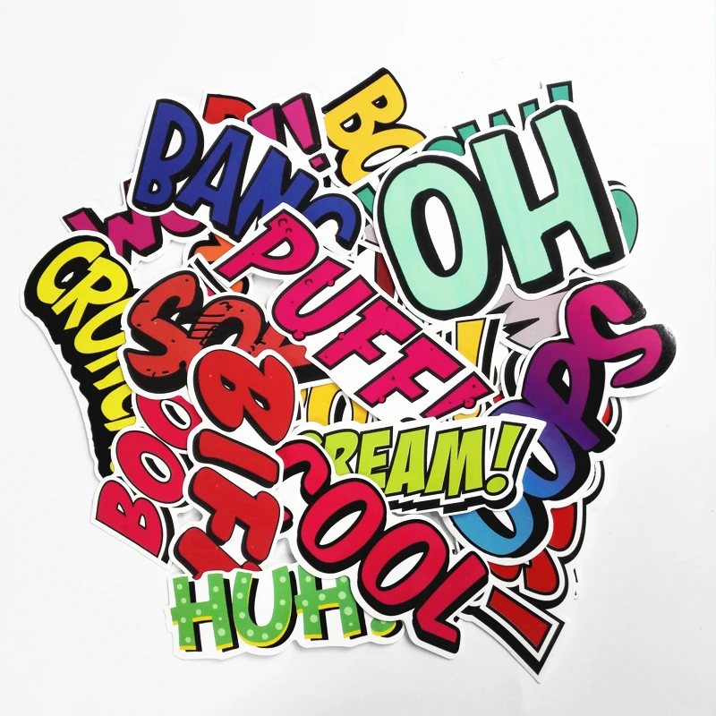 TD ZW 25 шт./лот водонепроницаемые забавные наклейки с мультипликационными