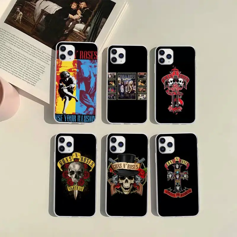 

Guns n roses good time Phone Case For iphone 13 12 11 x xs xr 7 8 6 se 5 pro max mini 2020 soft Cover Fundas TM
