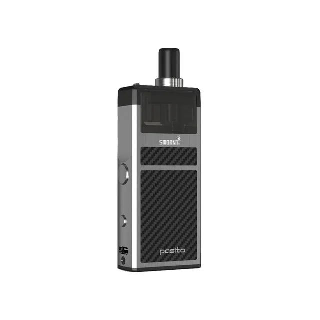 silver and BRA coil Pod vape Smoant Pasito Pod Kit 1100 мАч встроенный аккумулятор и 3 мл распылитель электронная сигарета vape Kit vs Orion DNA GO Pod Kit - Цвет: silver and BRA coil