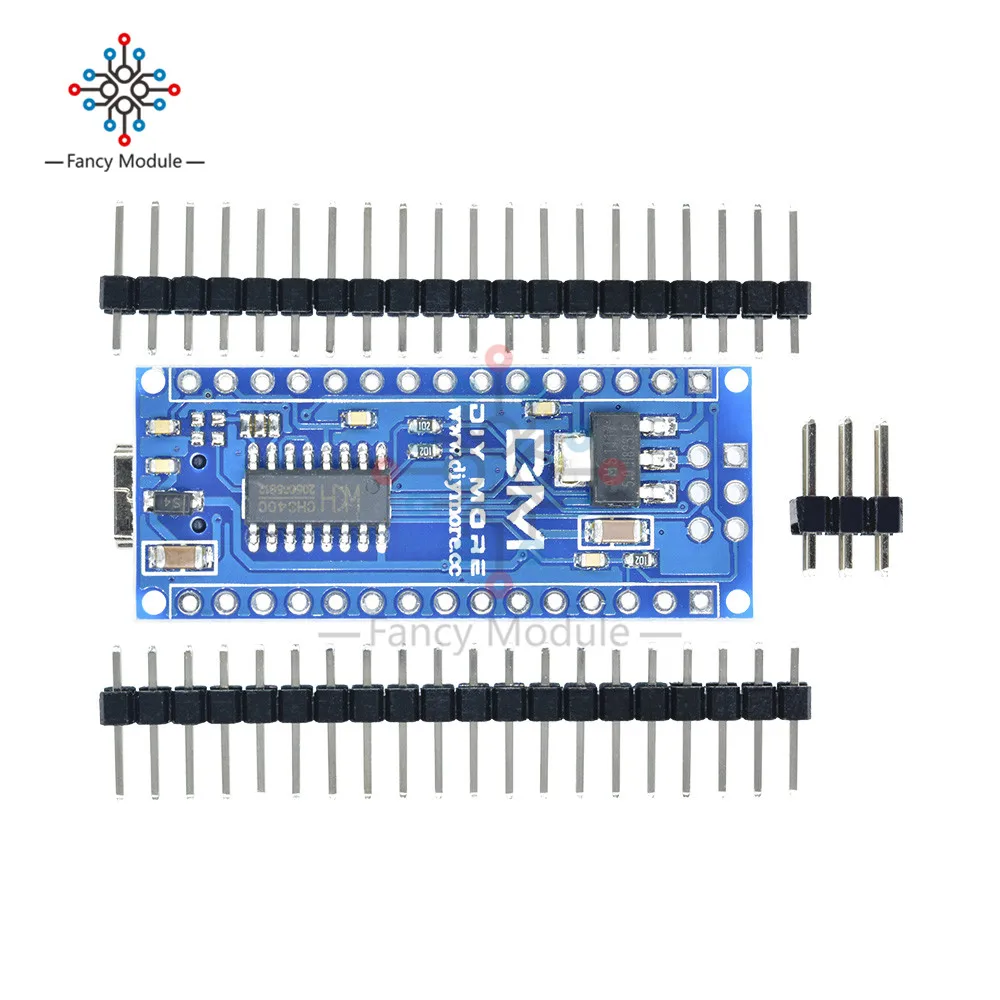 Мини USB CH340 Nano 3 0 ATmega328P плата контроллера совместима с Arduino драйвер V3.0 ATmega328 (без