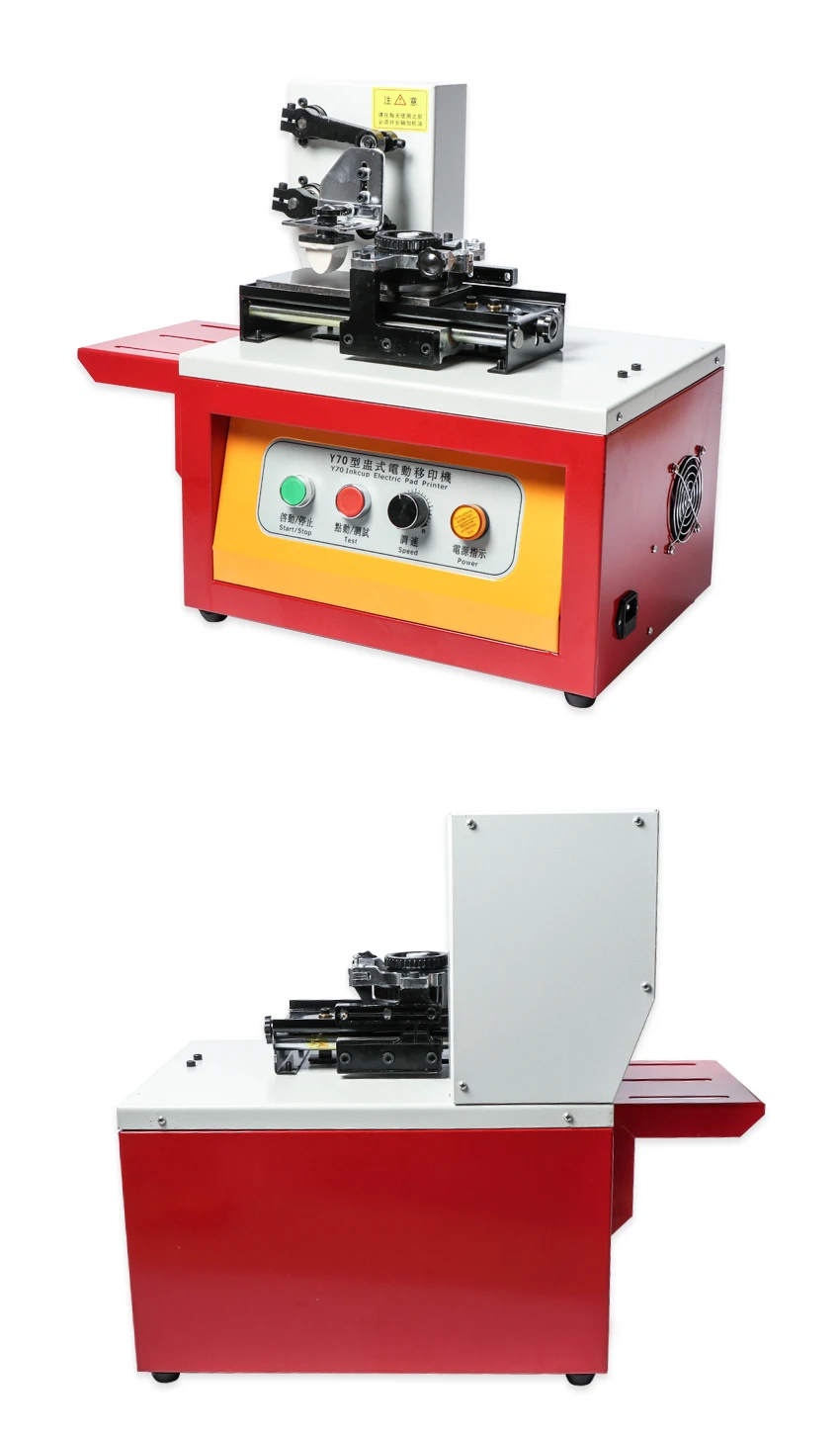 ZONESUN Automatic Ink Pad Printing Machine Electric Production Date Coding Machine Plastic Milk Carton Bottle Glass Pad Printer