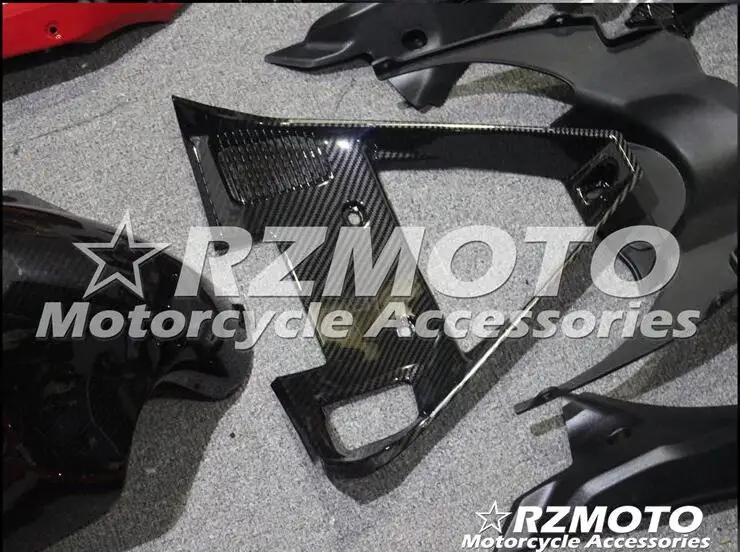 Мотоциклетный обтекатель abs комплект для Ducati 848 1098 1198 2007-2011 углеродное волокно шаблон переводная вода печать Магазин № 0130
