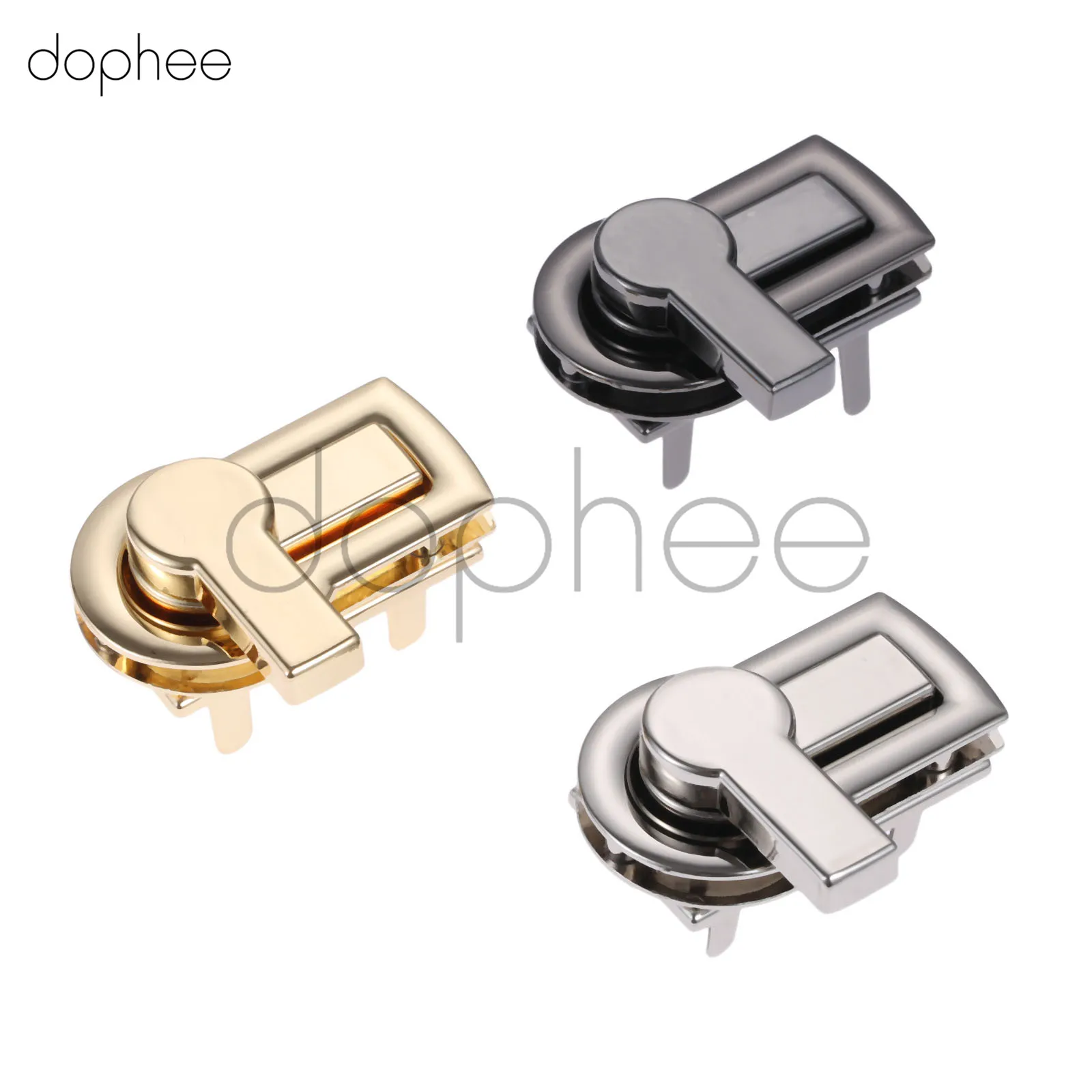 Dophee 1 комплект сделай сам металлическая застежка поворотный замок для сумки