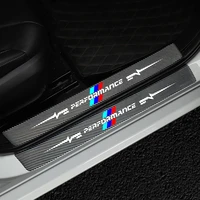 4pcs car door threshold 5d sill plate sticker for bmw e36 e39 e46 e60 e90 f30 f10 g20 g30 e30 x5 f15 m power performance car