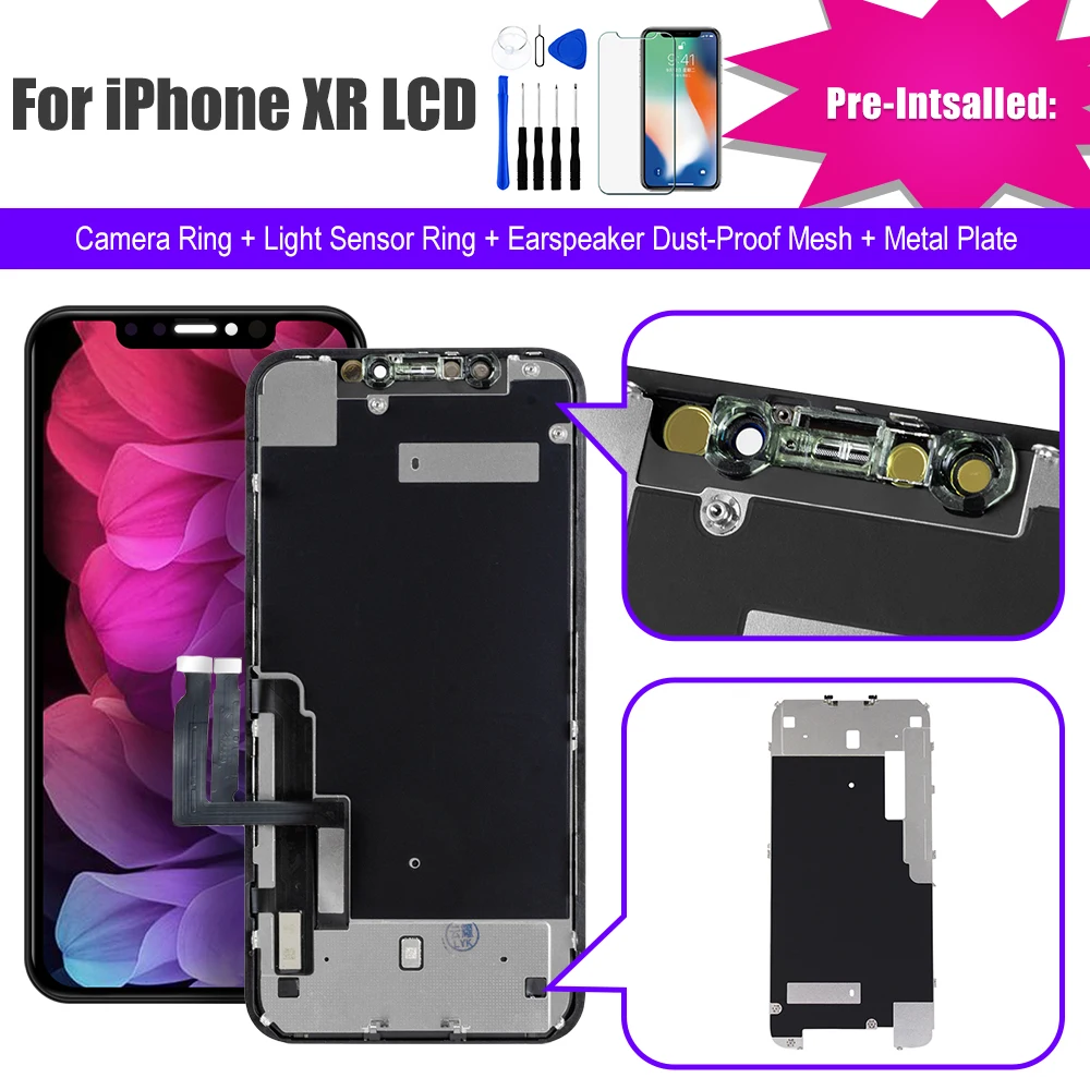 

Factory Price for iPhone XR X XS XS MAX Display OLED Touch Screen LCD Display 1:1 OEM Incell For iPhone 11 Assembly Top Quality