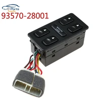 93570 28001 front left driver side electric power master window switch for 1992 1993 1994 hyundai elantra galloper