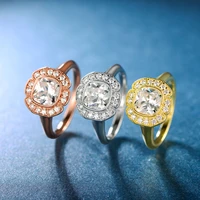 tkj 2021 new style fine jewelry ring 925 sterling silver for women zirconia flower cushion cut real love rings minimalist gift