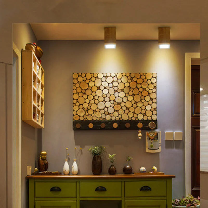 Современные светодиодные потолочные лампы для коридора маленький круглый